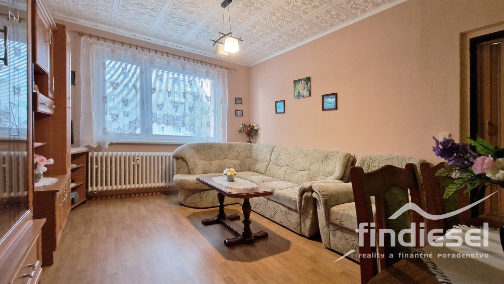 3 izbový byt 65m2 Prievidza staré sídlisko