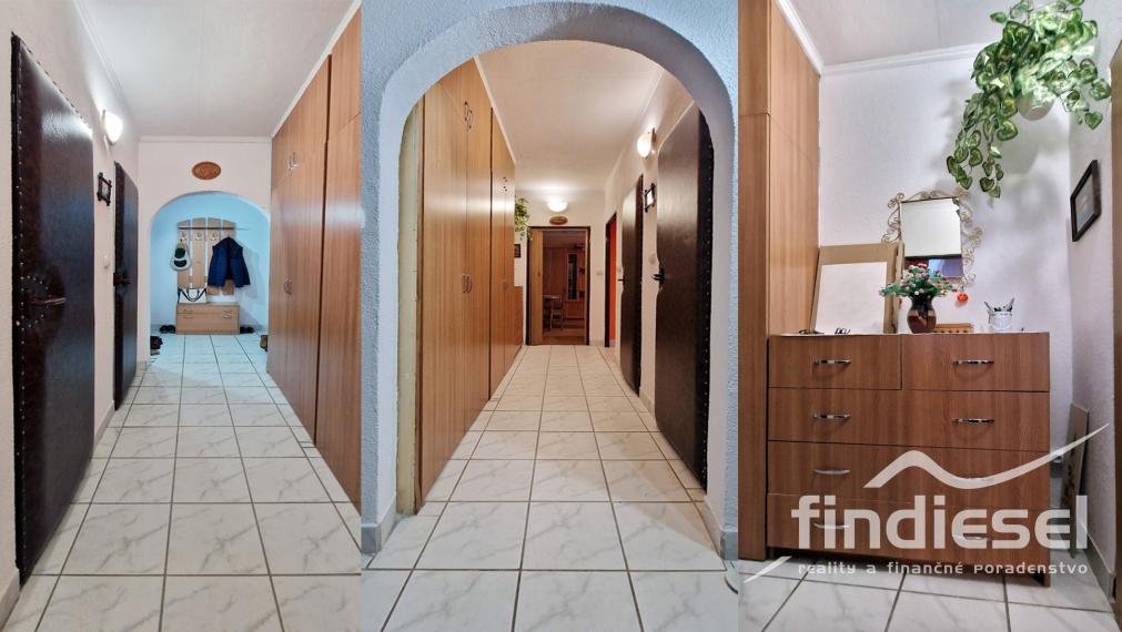 3 izbový byt 65m2 Prievidza staré sídlisko