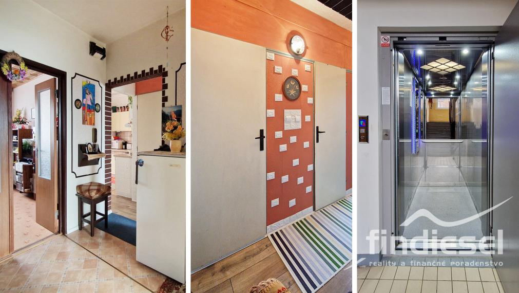 3 izbový byt 72 m2 ul. Žarnova Prievidza