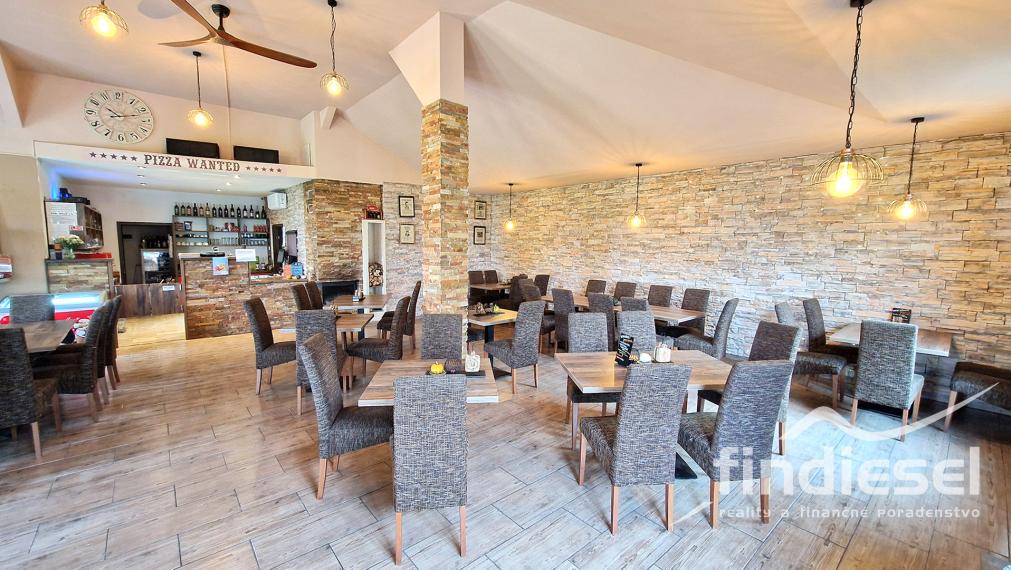 Pizzéria v plnej prevádzke s terasou a rozvozom, Prievidza